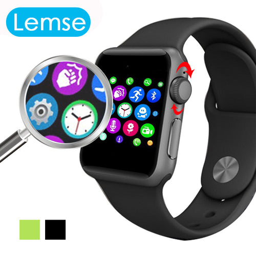 Lemse LF07 support  Dutch Hebrew Sync SMS Sleep monitoring Bluetooth 4.0 Fashion Luxury 2.5D Arc HD Touch Screen Smart Watch