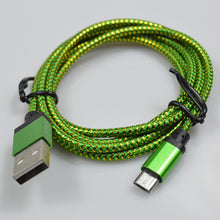 25cm/1M/2M/3M Micro USB Cable Charger Data Sync Nylon USB Cable For Android Smart Phone for tablet PC