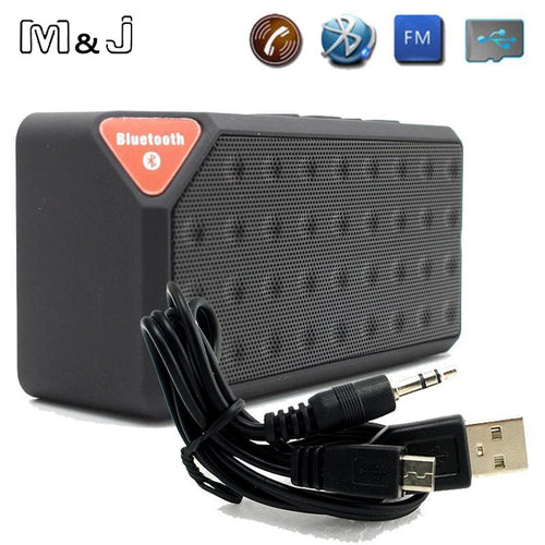 M&J Bluetooth Speaker X3 Jambox Style TF USB FM Wireless Portable Music Sound Box Subwoofer Loudspeakers with Mic caixa de som