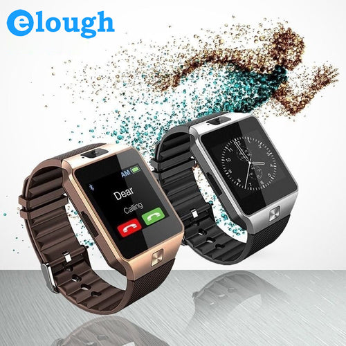 Elough Wearable Devices DZ09 Smart Watch Support SIM TF Card Electronics Wrist Phone Watch For Android smartphone Smartwatch