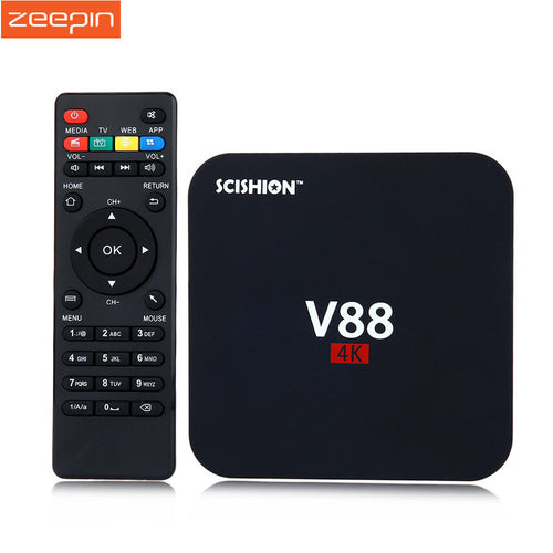 V88 TV Box + i8 Keybord Rockchip 3229 Quad-Core 1G+8G Android 5.1 OTT 4K 3D Mini Media Player android tv box