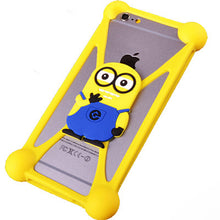 3D Cartoon TPU Silicone Cell Phone Cases For LG Spirit C70 Magna L90 L80 Rubber Minions Anti knock Phone Case Cover Accesories