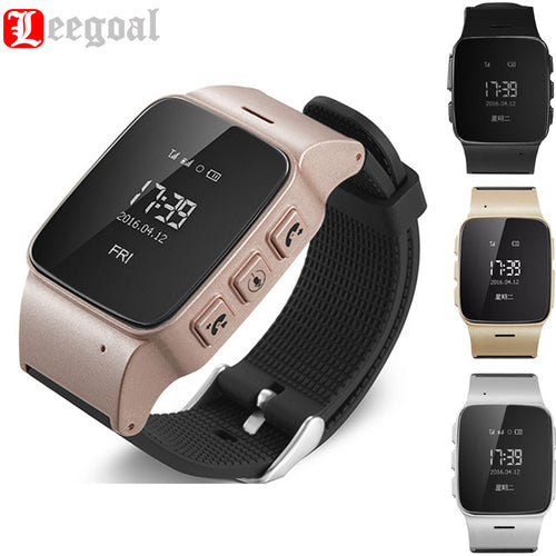 D99 Elderly Tracker Android Smart Watch Google Map SOS Wristwatch Personal  GSM GPS LBS Wifi Safety Anti-Lost Locator Watch