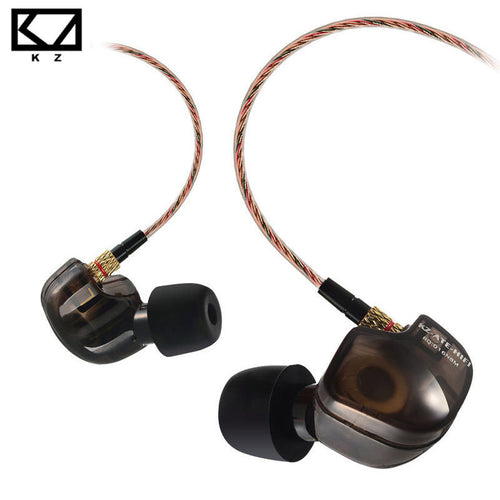 KZ ATES ATE ATR HD9 Copper Driver HiFi Sport Headphones In Ear Earphone For Running With Microphone
