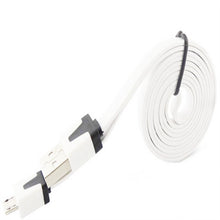 Flat noodle 1M Micro USB Data Sync Power charger cable for Samsung galaxy S4 S5 for HTC Android Smart Phone tablet PC