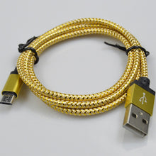 25cm/1M/2M/3M Micro USB Cable Charger Data Sync Nylon USB Cable For Android Smart Phone for tablet PC