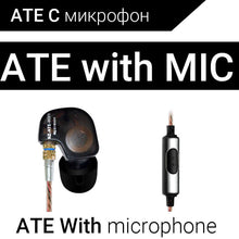 KZ ATES ATE ATR HD9 Copper Driver HiFi Sport Headphones In Ear Earphone For Running With Microphone