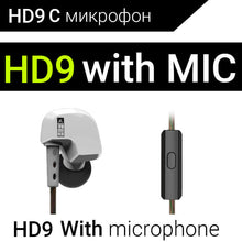 KZ ATES ATE ATR HD9 Copper Driver HiFi Sport Headphones In Ear Earphone For Running With Microphone