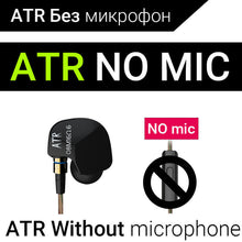 KZ ATES ATE ATR HD9 Copper Driver HiFi Sport Headphones In Ear Earphone For Running With Microphone