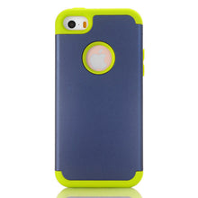 3-in-1 Impact Hard & Soft Silicone Hybrid Case for Apple iPhone 5/5S/5C/SE Armor Phone Cases w/Screen Protector Film+Stylus Pen