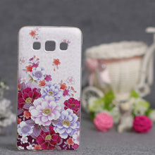 Luxury Phone Cover For Samsung Galaxy A5 2015 Cases 3D Relief Painting Soft Silicon Back Cover Case for Samsung A5 A500 A5000