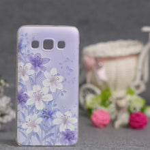 Luxury Phone Cover For Samsung Galaxy A5 2015 Cases 3D Relief Painting Soft Silicon Back Cover Case for Samsung A5 A500 A5000