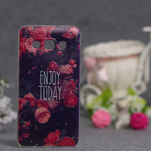 Luxury Phone Cover For Samsung Galaxy A5 2015 Cases 3D Relief Painting Soft Silicon Back Cover Case for Samsung A5 A500 A5000