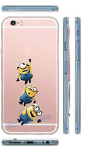 Cute Cartoon Big Eyes Despicable Me Minions Painted Cell Phone Cases for iPhone 5 5s SE 6 6s plus Silicon Gel Hard PC Phone Case