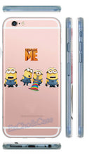 Cute Cartoon Big Eyes Despicable Me Minions Painted Cell Phone Cases for iPhone 5 5s SE 6 6s plus Silicon Gel Hard PC Phone Case