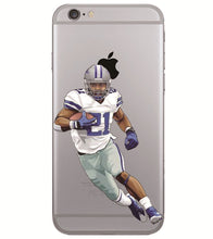 clear case for iphone 5 5s se 6 6s 7 7plus american football star Odell Beckham Jr. Cam Newton Rob phone case cover hard coque