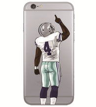 clear case for iphone 5 5s se 6 6s 7 7plus american football star Odell Beckham Jr. Cam Newton Rob phone case cover hard coque