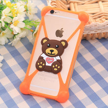 Fashion 3D Cute Cartoon TPU Silicone Cell Phones Cases For LG L65 Dual D285 D280 Rubber Anti knock Phone Case Cover Accesories