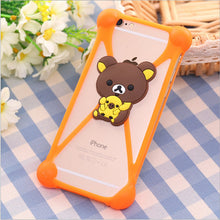 Fashion 3D Cute Cartoon TPU Silicone Cell Phones Cases For LG L65 Dual D285 D280 Rubber Anti knock Phone Case Cover Accesories