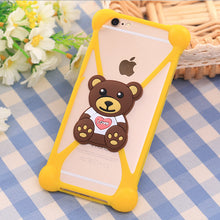 Fashion 3D Cute Cartoon TPU Silicone Cell Phones Cases For LG L65 Dual D285 D280 Rubber Anti knock Phone Case Cover Accesories