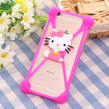 Fashion 3D Cute Cartoon TPU Silicone Cell Phones Cases For LG L65 Dual D285 D280 Rubber Anti knock Phone Case Cover Accesories