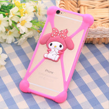 Fashion 3D Cute Cartoon TPU Silicone Cell Phones Cases For LG L65 Dual D285 D280 Rubber Anti knock Phone Case Cover Accesories